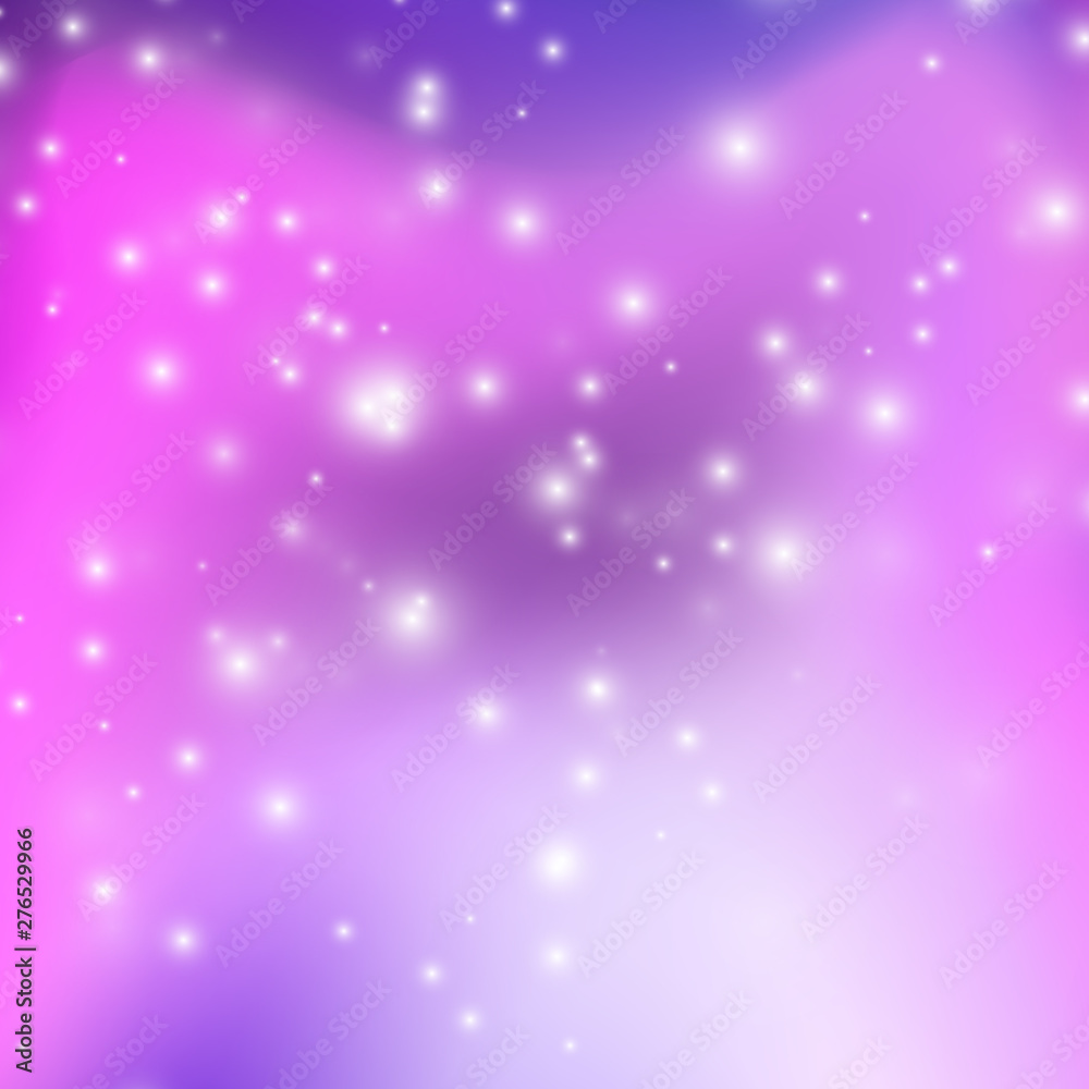 Abstract blurred gradient mesh background in bright rainbow colors.