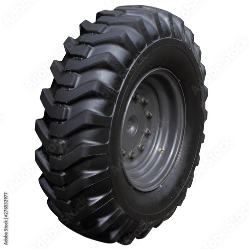 Wheel with a high protector of tractor.