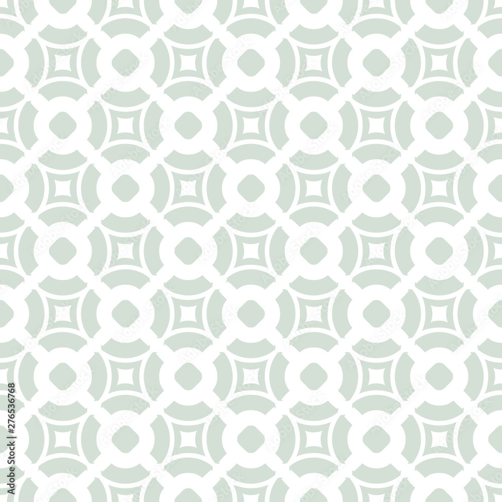 Vector geometric ornamental seamless pattern. Subtle abstract vintage texture