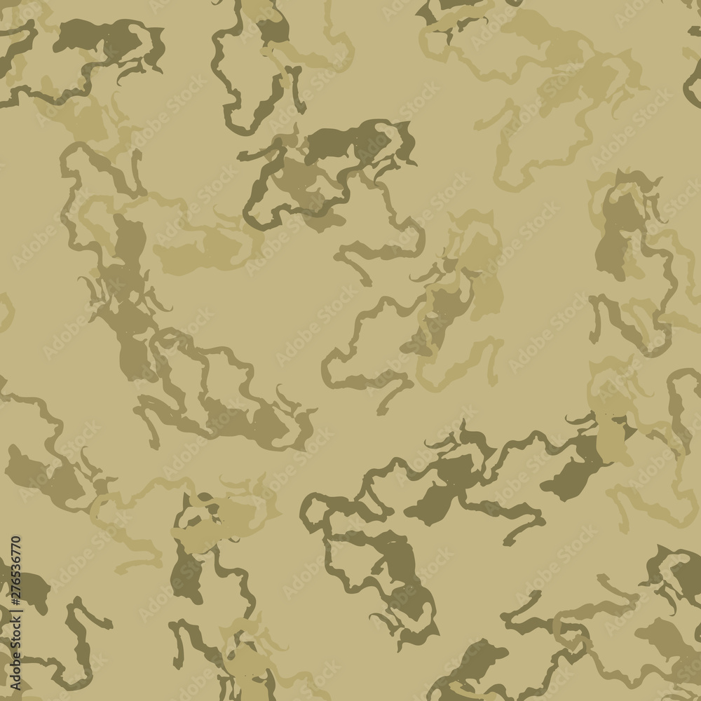 Sand camouflage of various shades of green, olive and beige colors Sand camouflage of various shades of green, olive and beige colors