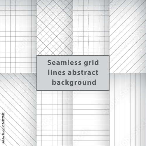 Graph paper seamless grid lines abstract background
