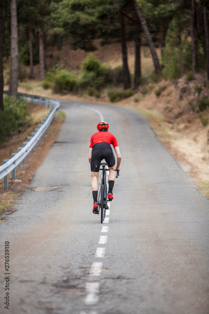 Fototapeta premium road biker