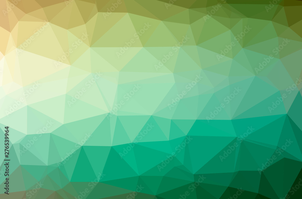 Illustration of abstract Green, Yellow horizontal low poly background. Beautiful polygon design pattern. Illustration of abstract Green, Yellow horizontal low poly background. Beautiful polygon design pattern.