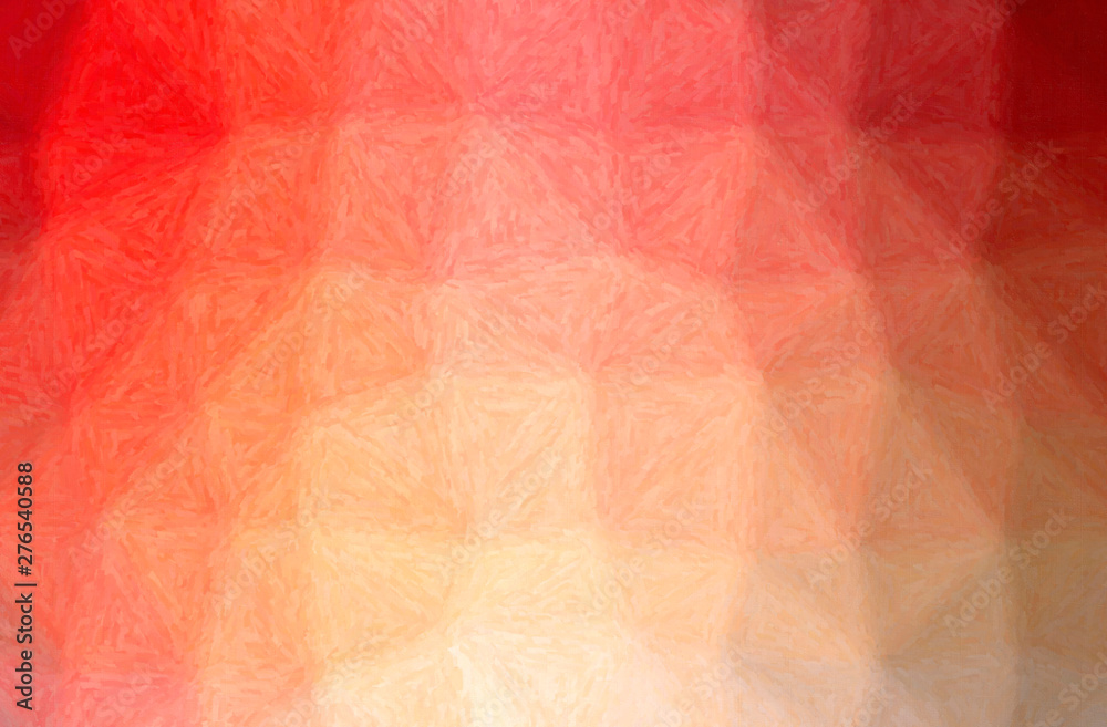 Fototapeta premium Abstract illustration of red Impasto background