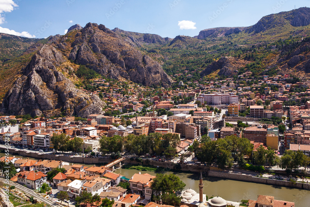 Naklejka premium Amasya Aerial view