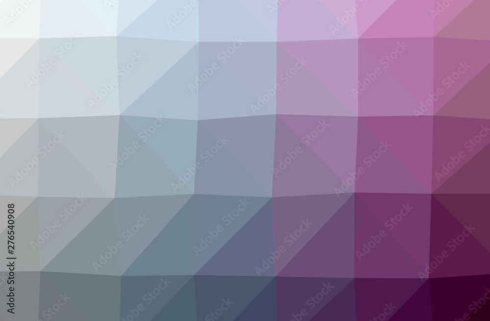 Fototapeta premium Illustration of abstract Purple horizontal low poly background. Beautiful polygon design pattern.
