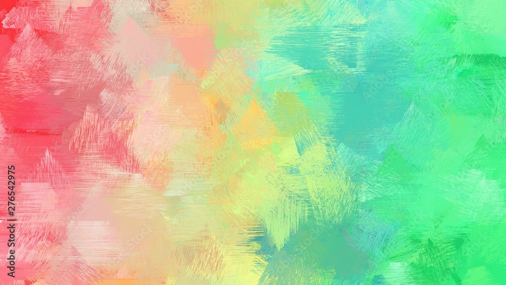 old painting brushed with medium aqua marine, burly wood and pastel red colors. dirty color-brushed. use it as wallpaper or graphic element for poster, canvas or creative illustration