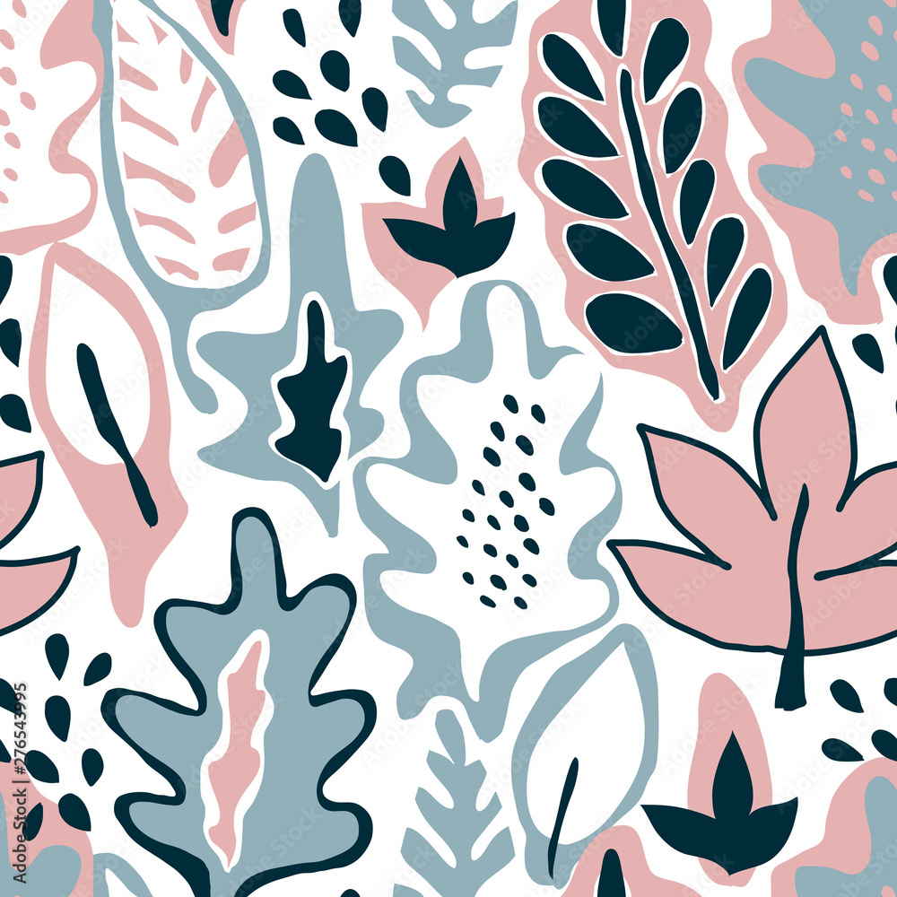 Naklejka premium Vector seamless Floral Pattern
