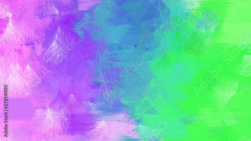 abstract brushed watercolor background medium aqua marine and violet color. use it as wallpaper or graphic element for poster, canvas or creative illustration