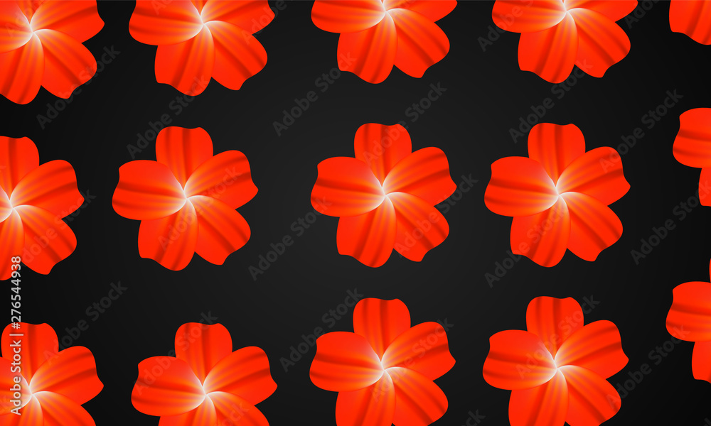 Fototapeta premium seamless pattern with flowers