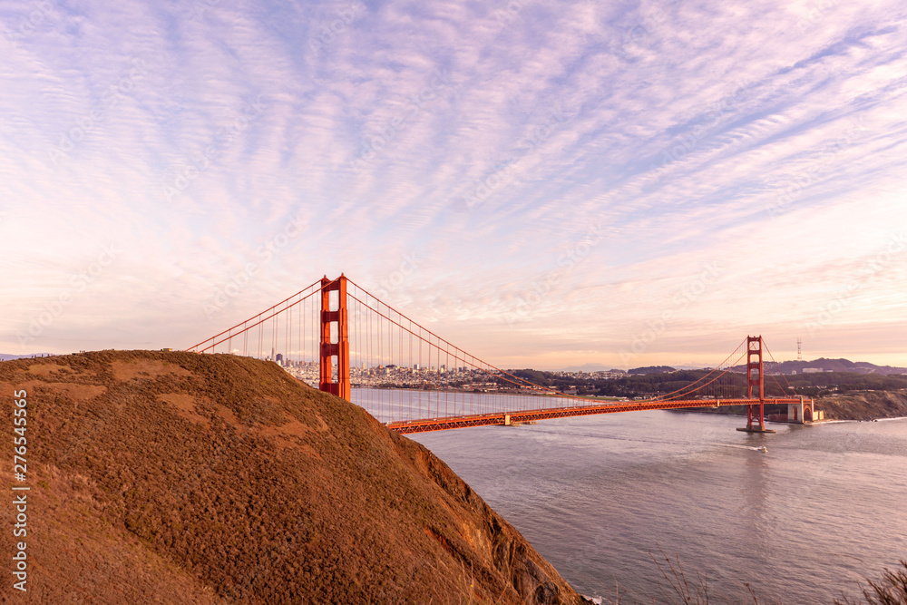 Amazing sunset at San Francisco city with Golden Gate bridge shoot from Sausalito. Amazing sunset at San Francisco city with Golden Gate bridge shoot from Sausalito.