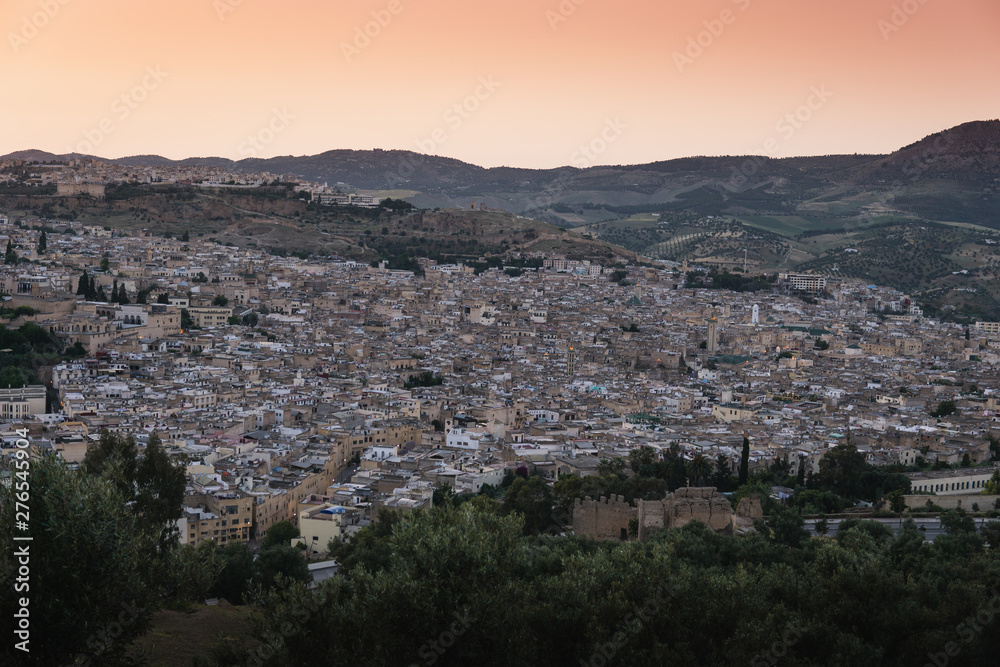 Fes bei Abendrot