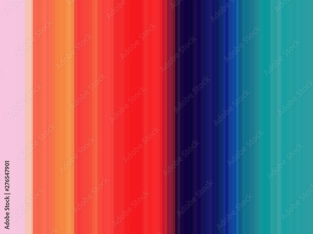 Obraz premium abstract striped background with teal blue, dark cyan and tomato colors. can be used as wallpaper, background graphics element or for presentation