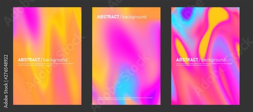 Minimal abstract covers designs set. Fluid creative templates. Geometric liquid shapes. Trendy vector collection.