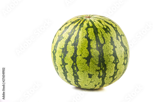 Juicy watermelon on a white background. Isolated with background. The perfect fruit for slimming. Fruit dessert. Fruit with a large amount of water.