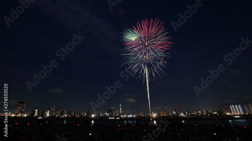 Adachi Fireworks Festival in Tokyo, JAPAN © yukihipo