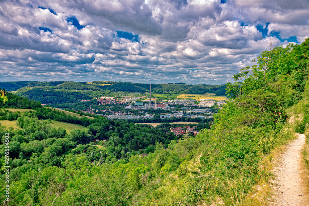 A part of Jena Thuringia from above