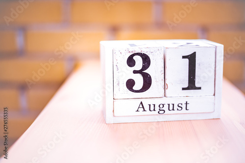 31st of August - August 31 - Birthday - International Day - National Day