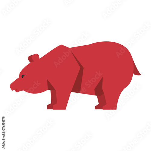 Bear stock market invest decrease symbol