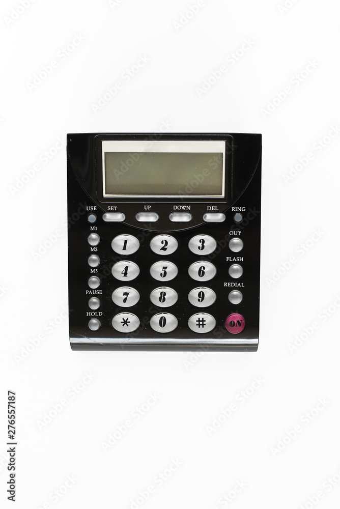 Dial Pad for a Analog Phone Systems Isolated on White Dial Pad for a Analog Phone Systems Isolated on White