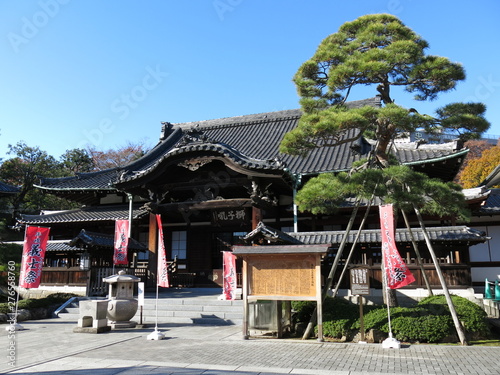 赤穂義士祭を催す12月の泉岳寺（本堂） Sengakuji Temple (Main Hall)