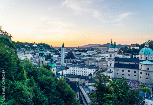 Salzburg, well known city in Austria, since 1996 listed as a UNESCO World Heritage Site.