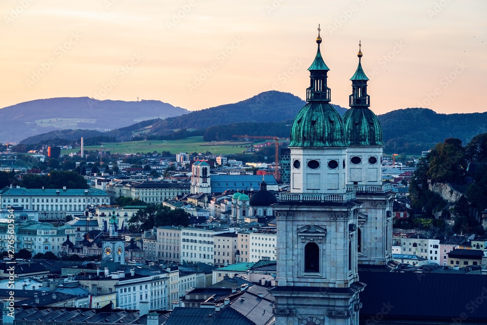 Salzburg, well known city in Austria, since 1996 listed as a UNESCO World Heritage Site.