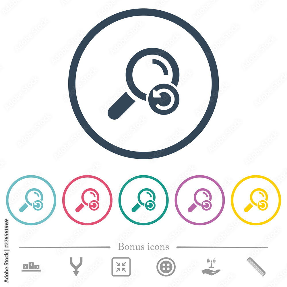 Undo search flat color icons in round outlines Undo search flat color icons in round outlines