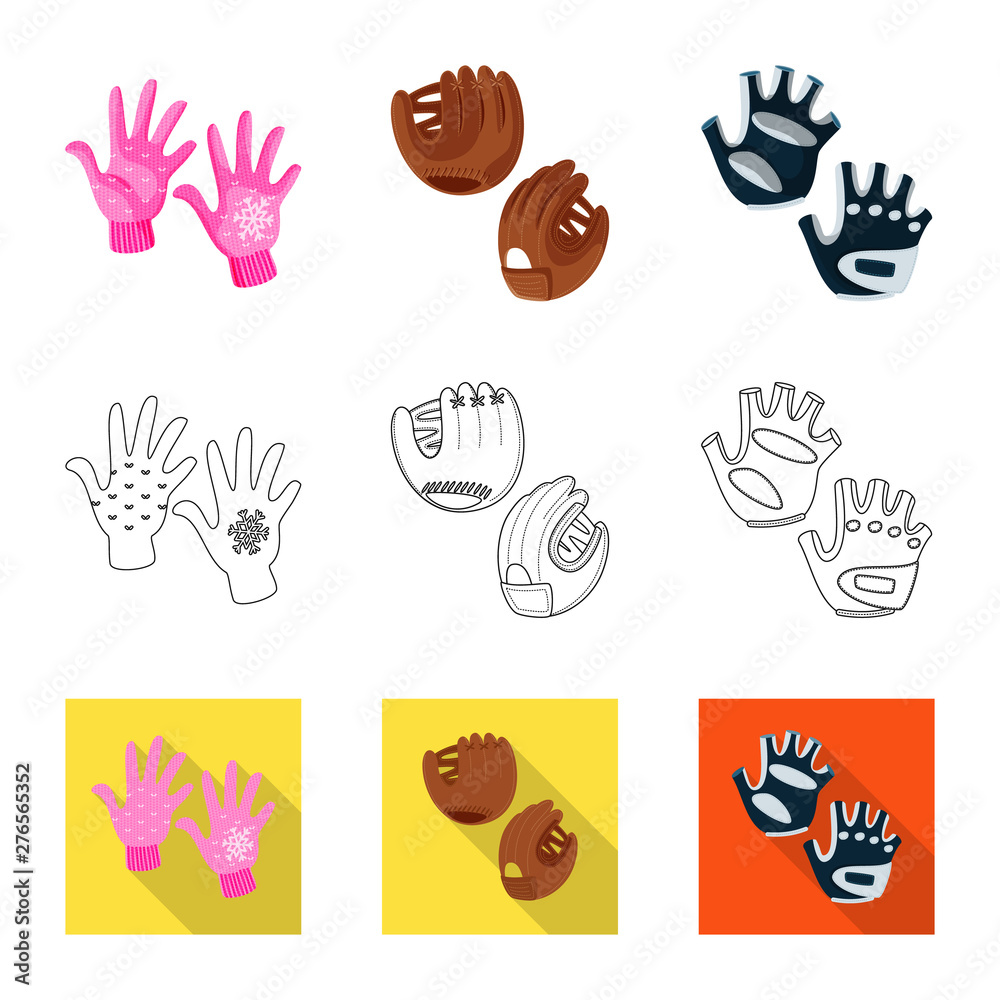 Vector design of silhouette and safety icon. Collection of silhouette and comfort stock symbol for web.