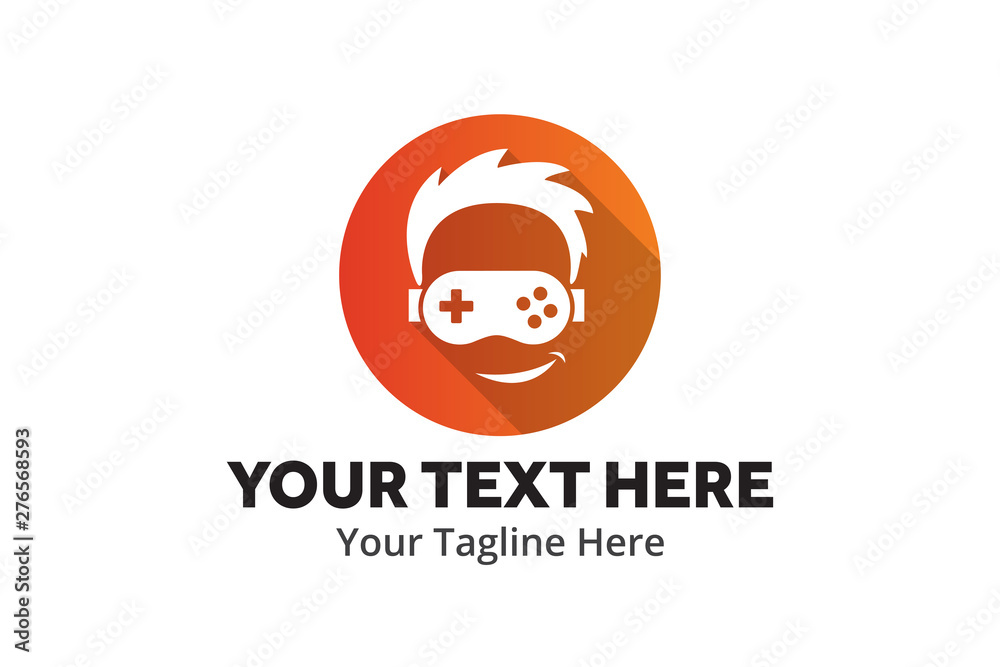 unique game simple logo creative design in flat style with color . gaming logo creative design for identity and community unique game simple logo creative design in flat style with color . gaming logo creative design for identity and community