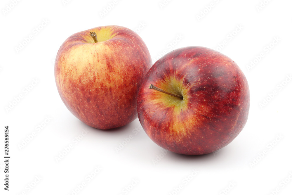 two red apples isolated on white background two red apples isolated on white background