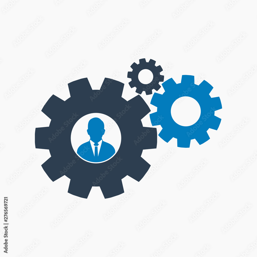 Business solution icon. Flat style vector EPS. Business solution icon. Flat style vector EPS.
