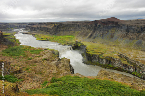 Hafragilsfoss on Jokulsa a Fjollum river, Island