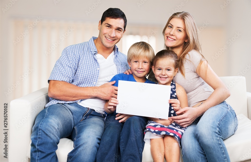 Beautiful smiling Lovely family indoors Beautiful smiling Lovely family indoors