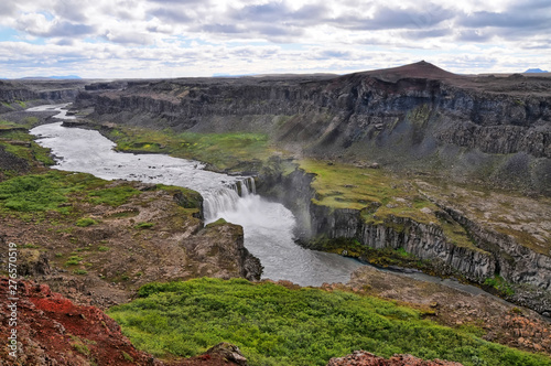 Hafragilsfoss on Jokulsa a Fjollum river  Island