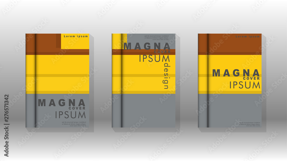 Cover book concept abstract geometric background with a combination of colors and shapes Cover book concept abstract geometric background with a combination of colors and shapes