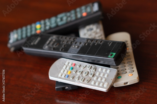 Television remote control devices. Selective focus