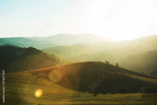 Beauty dawn in the mountain...