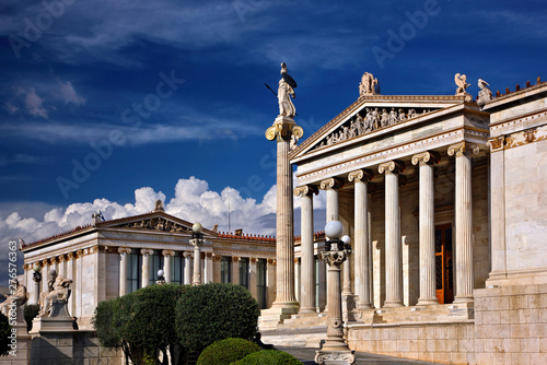 The Academy of Athens, Greece, part of the 