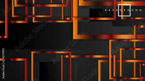 Vector Modern Abstract Squares Backgrounds . with a black and metal color gradient. eps 10 template