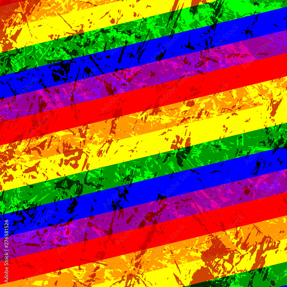 Grunge pride flag as a background Stock Vector | Adobe Stock