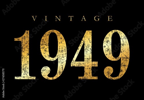 Vintage 1949 (Ancient Gold)