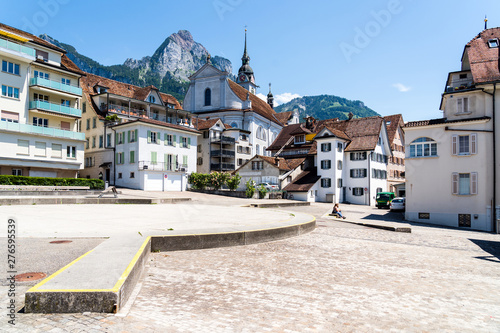 Hauptplatz von Schwyz, Kantonshauptstadt, Schweiz photo