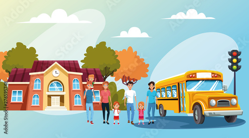 back to school with happiness