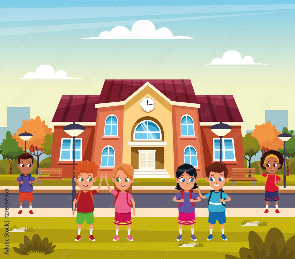 back to school with happiness