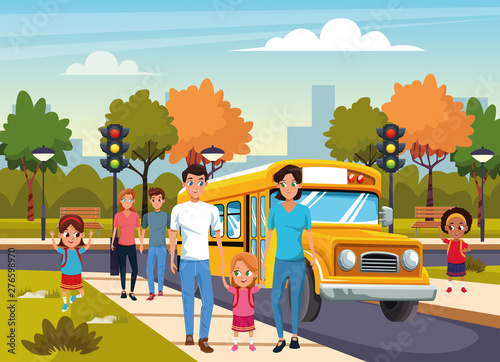 back to school with happiness