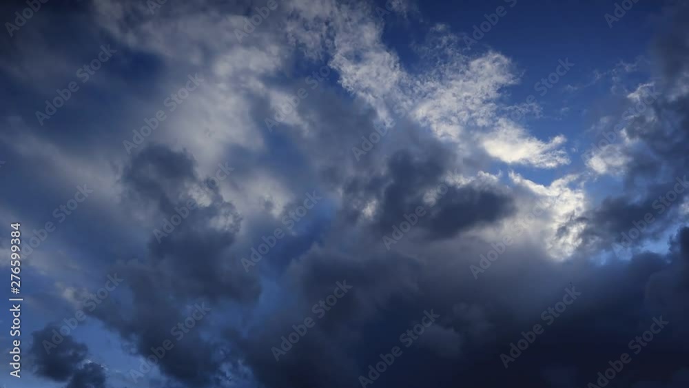 Rain clouds rush quickly the beginning of the rain timelapse Rain clouds rush quickly the beginning of the rain timelapse
