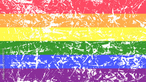 Grunge pride flag as a background