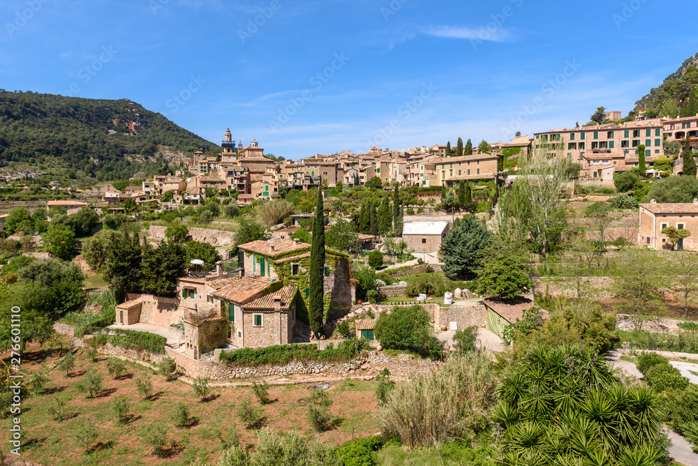 Valldemossa, rural town in an idyllic valley in the midst of the Tramuntana mountains of west Mallorca. Baelaric islands, Spain