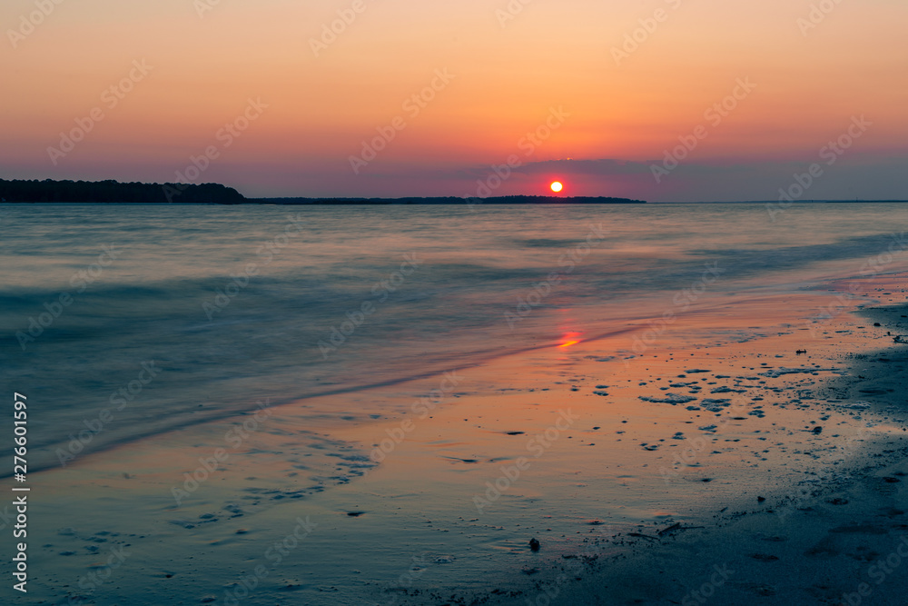 Obraz premium Sunset Over Edisto River, Seabrook Island